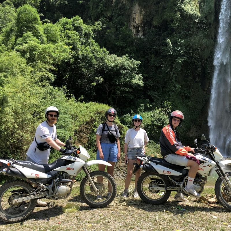Pu Luong Easy Motorbike Tour 1 Day Cave, Waterfall Rice Terraces in One Relaxing Day (2) Pu Luong Easy Motorbike Tour 1 Day Cave, Waterfall & Rice Terraces in One Relaxing Day