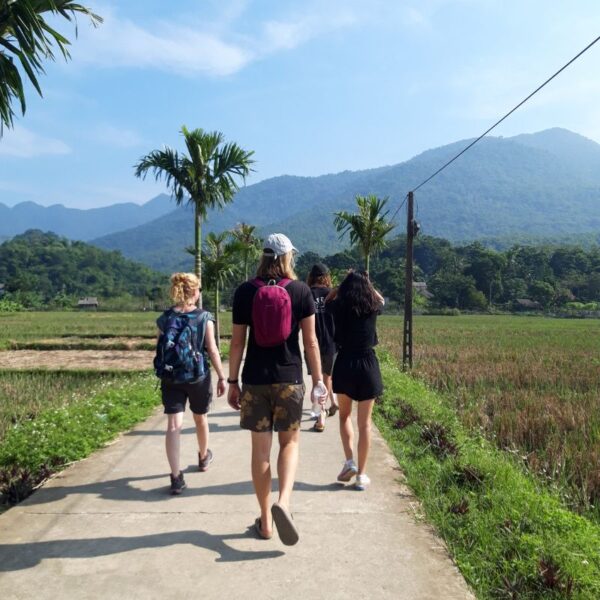 Pu Luong Trekking Tour with Villages, Caves & Bamboo Rafting ( 2 Day 1Night )